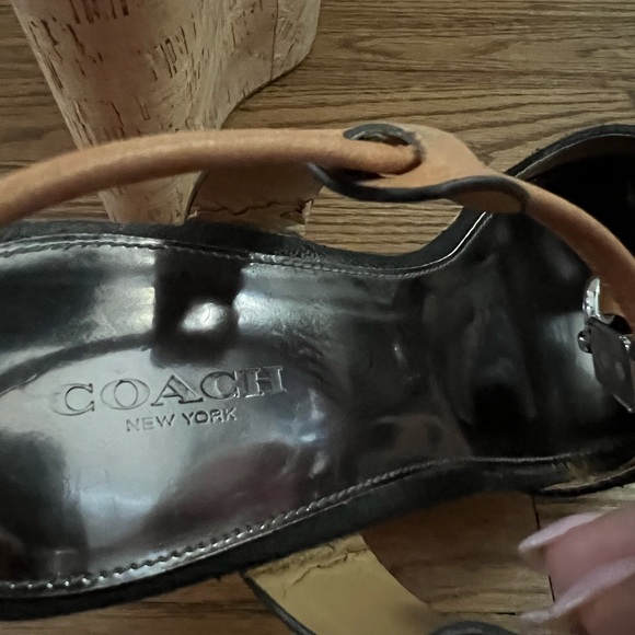 Coach platform wedge sandals women’s - Picture 10 of 11